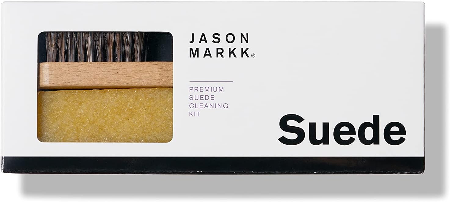 Jason Markk Suede Cleaning Kit, Shoe Cleaner, 2-Piece Set, Brush & Stain Eraser, Sneaker Care, Ideal for Footwear, Safe for Leather, Suede, Nubuck, Cotton, Knits - Image 2