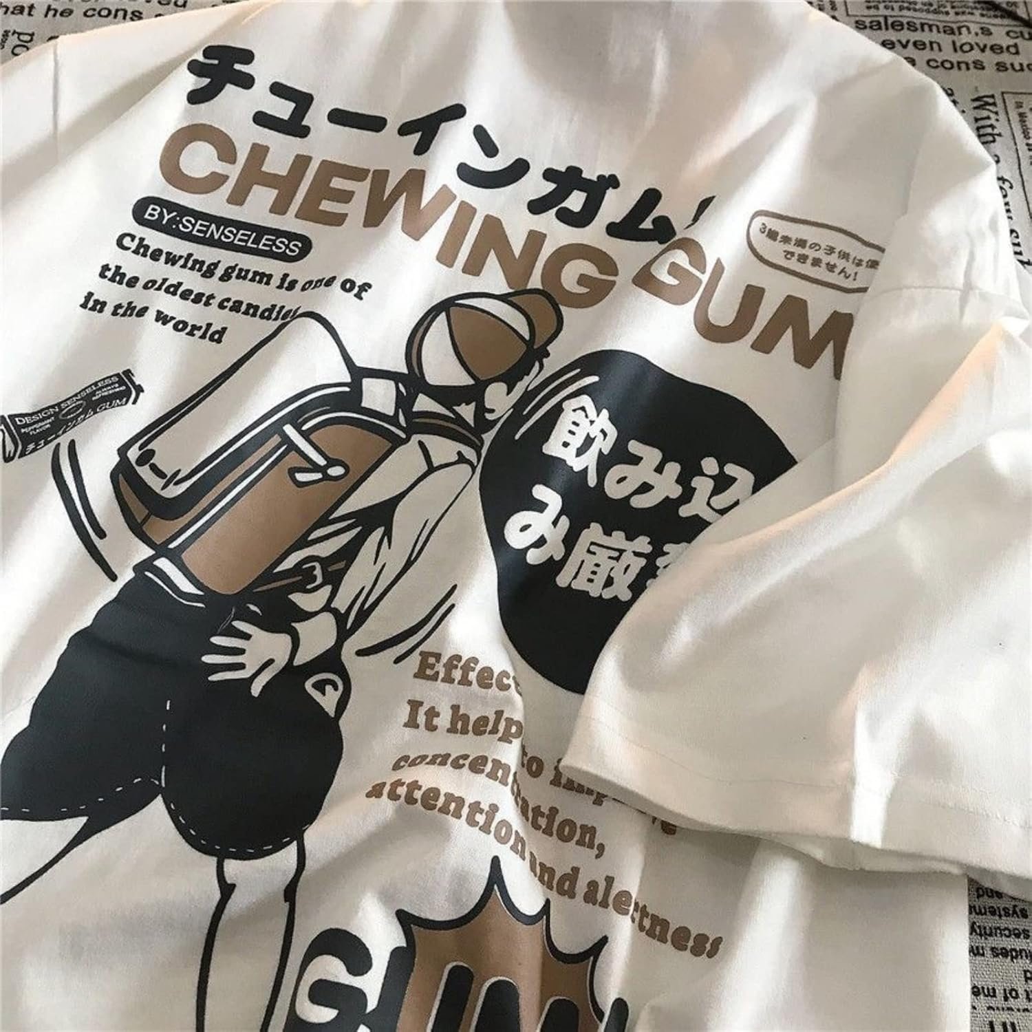 Men Women Japanese Anime T-Shirt Y2K Harajuku Graphic Tee Korean Preppy Short Sleeve Top Vintage Streetwear Oversize Clothes - Image 5