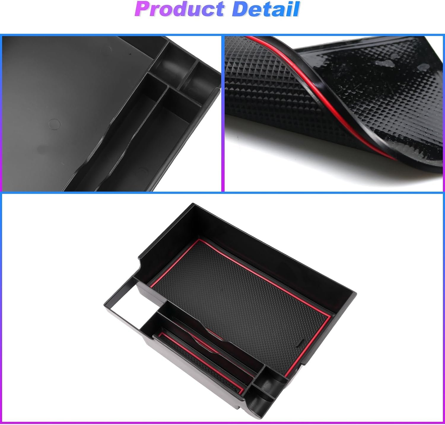 SXCY for 2020-2023 2024 2025 Ford Explorer Center Console Organizer Tray FIT Ford Explorer 2024 2025 Accessories Console Tray for 2020-2025 Ford Explorer Console Organizer 2025 Explorer Accessories - Image 7