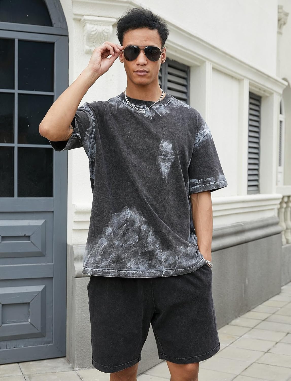 3 Pack Men Oversized Heavy Cotton T-Shirts Vintage Crewneck Shirts Tees Short Sleeve Women Baggy Tops Streetwear - Image 6
