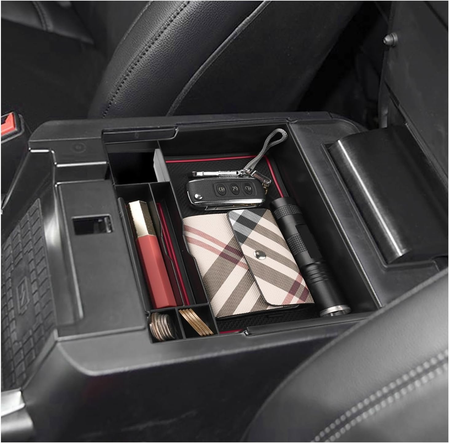 SXCY for 2020-2023 2024 2025 Ford Explorer Center Console Organizer Tray FIT Ford Explorer 2024 2025 Accessories Console Tray for 2020-2025 Ford Explorer Console Organizer 2025 Explorer Accessories - Image 8