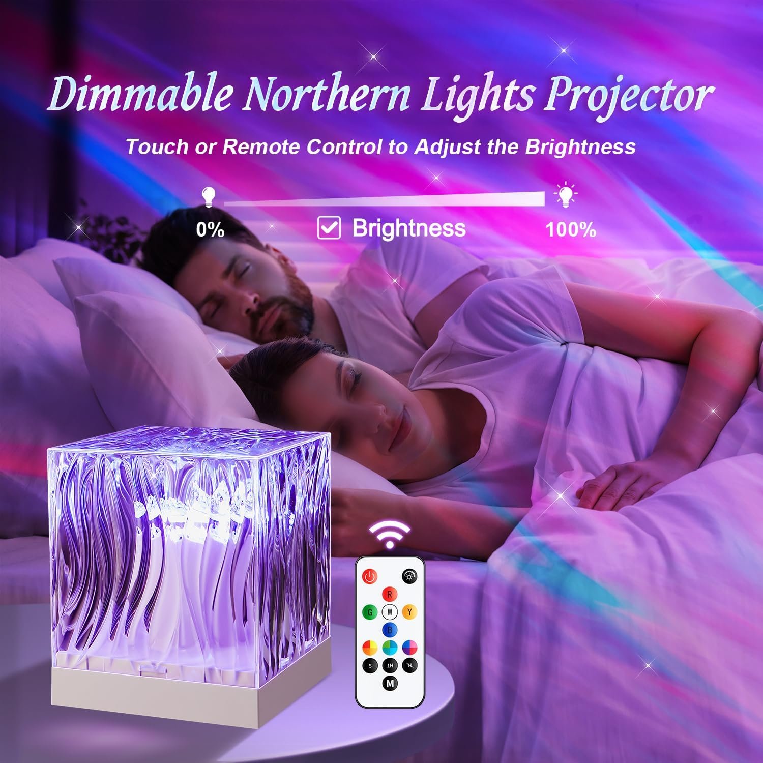 Mubarek Northern Lights Projector, 18 Colors 162 Modes Ceiling Galaxy Projector, Remote Ambient Lighting Mood Lighting, Room Lights for Bedroom, Cool Stuff Aesthetic Room Decor for Teen Girl Gifts - Image 4