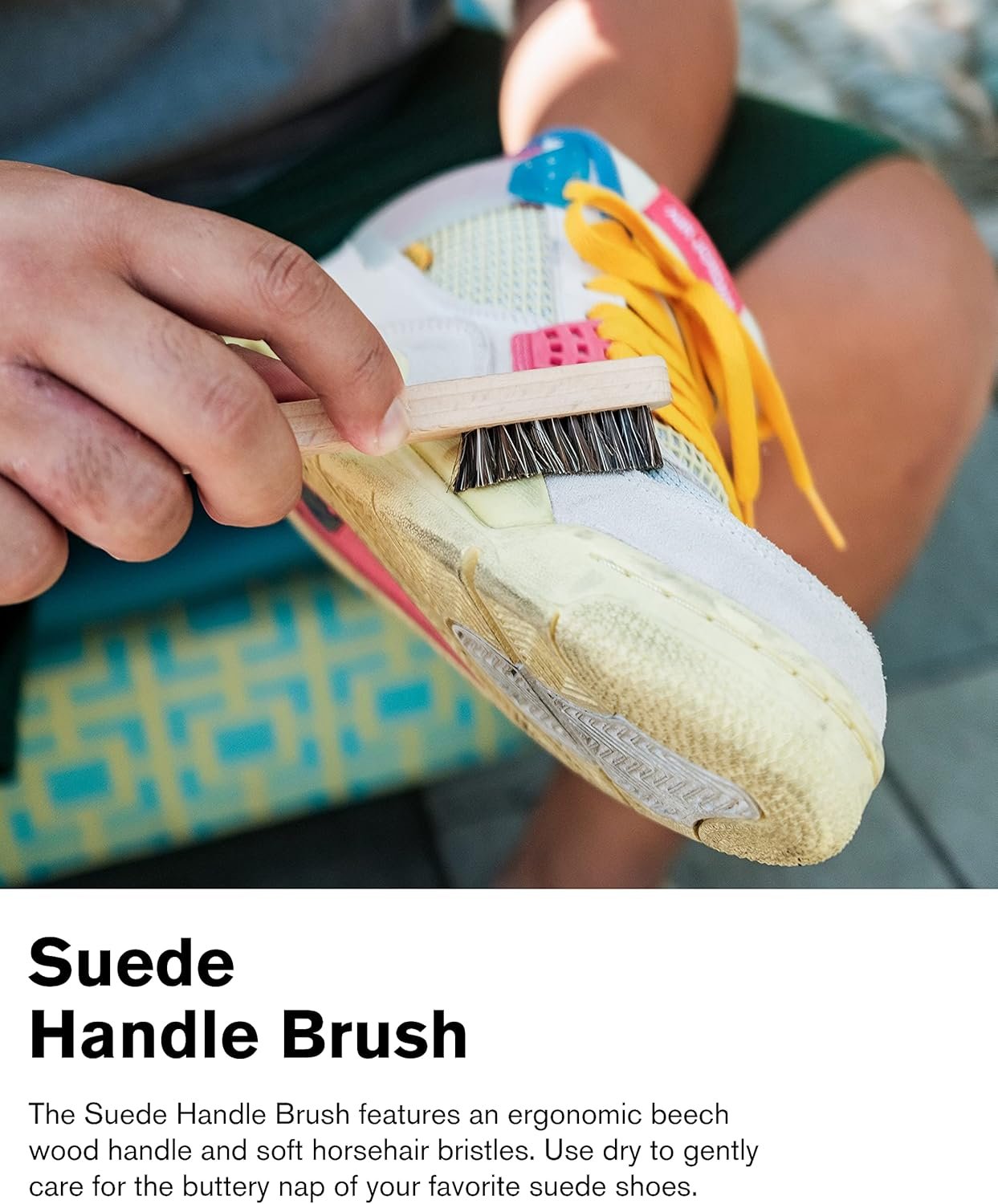 Jason Markk Suede Cleaning Kit, Shoe Cleaner, 2-Piece Set, Brush & Stain Eraser, Sneaker Care, Ideal for Footwear, Safe for Leather, Suede, Nubuck, Cotton, Knits - Image 5